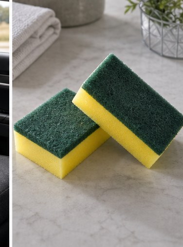Cleaning material nonwoven application