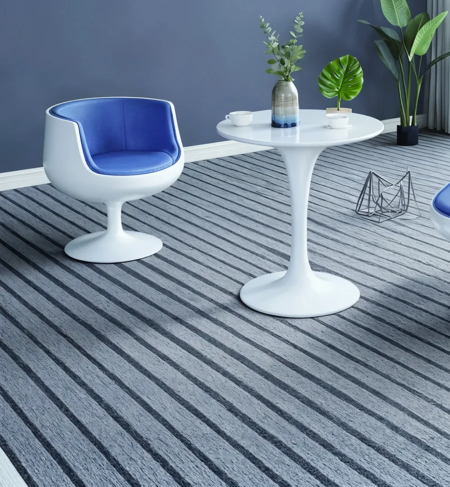 Nonwoven carpet production