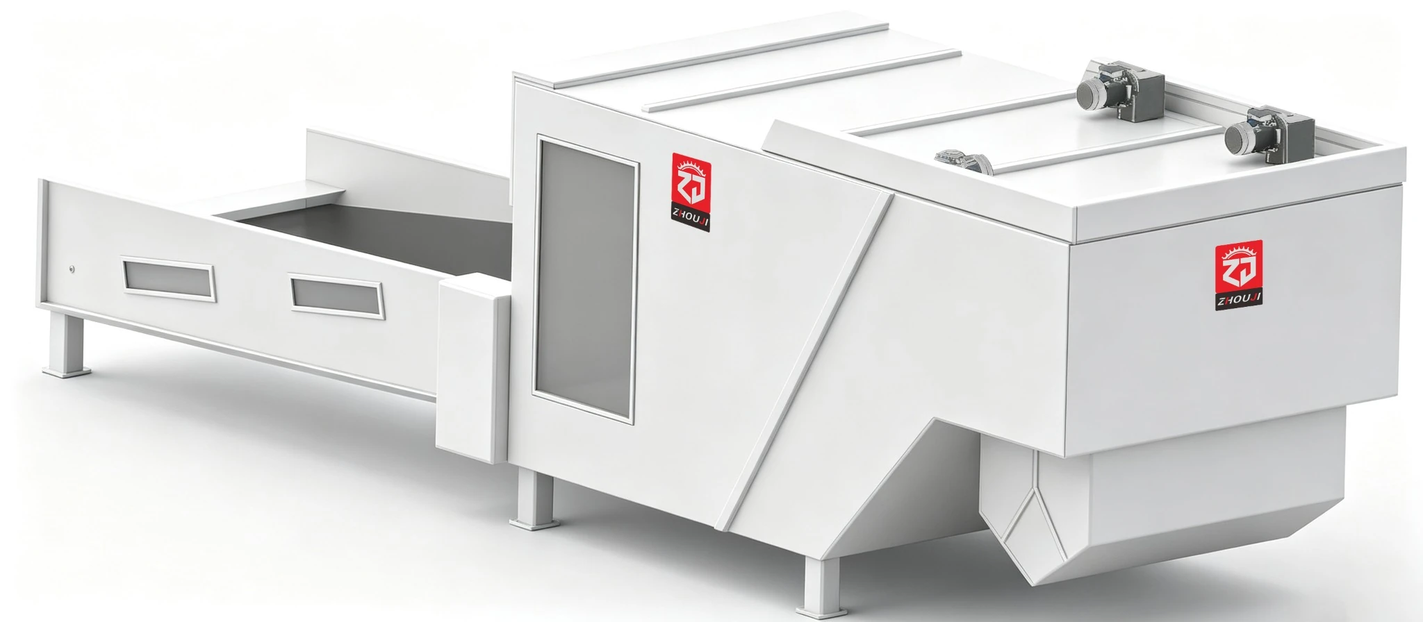 Bale Opener installed in a fiber preparation line
