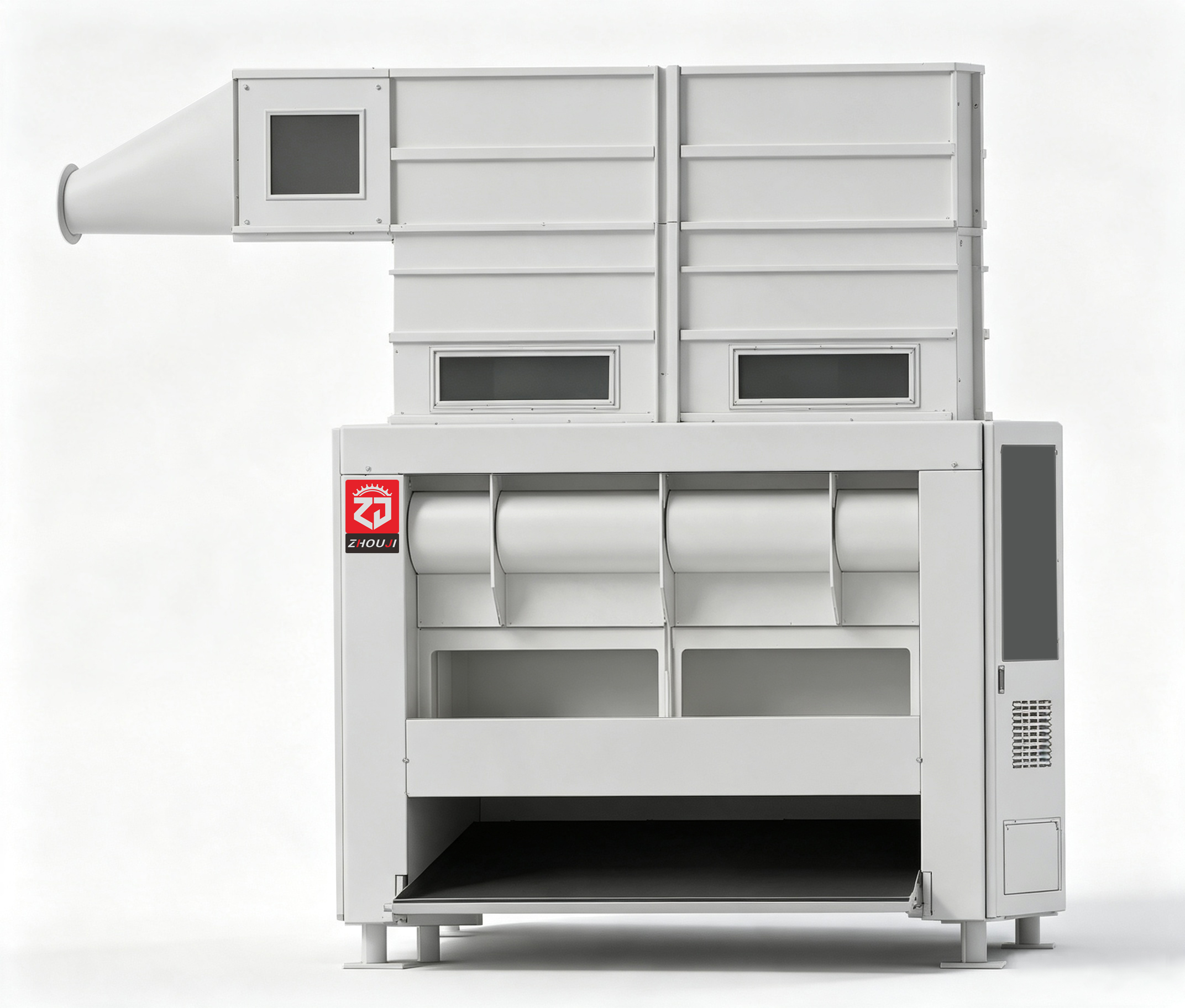 Pneumatic Fiber/Cotton Feeder feeding chamber