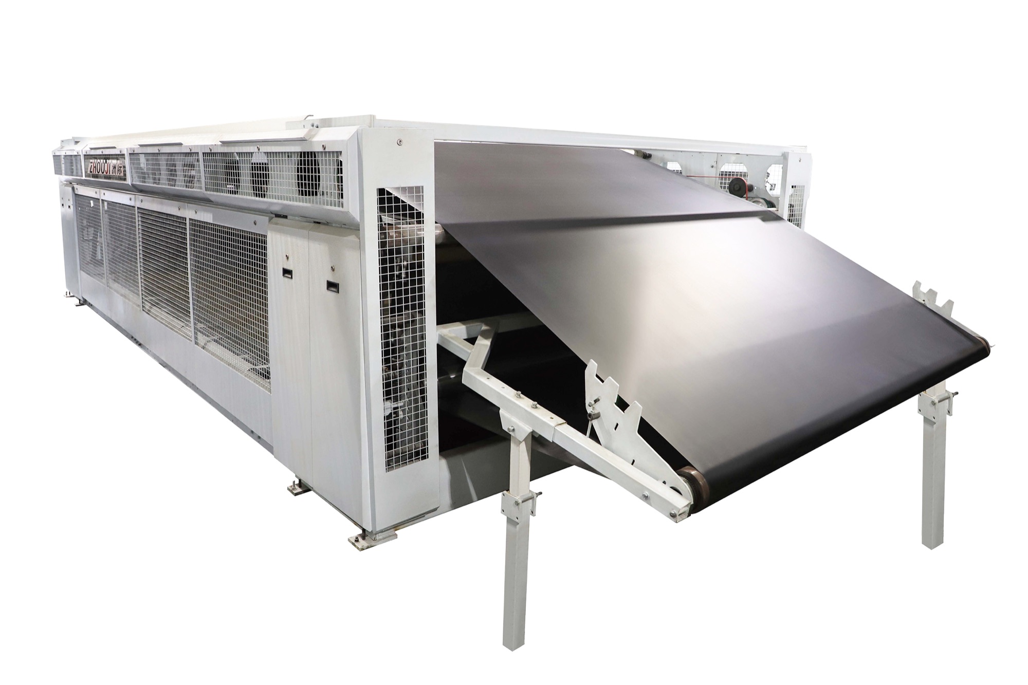 Cross Lapper real machine with layering conveyor
