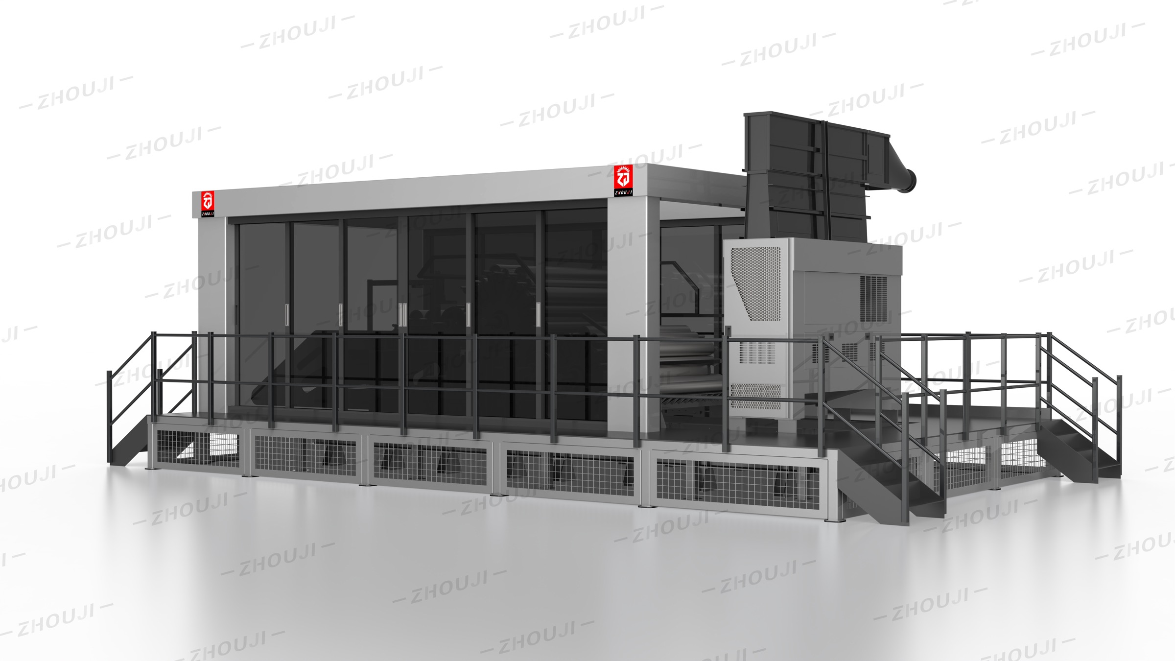 High-Speed Carding Machine with discharge conveyor